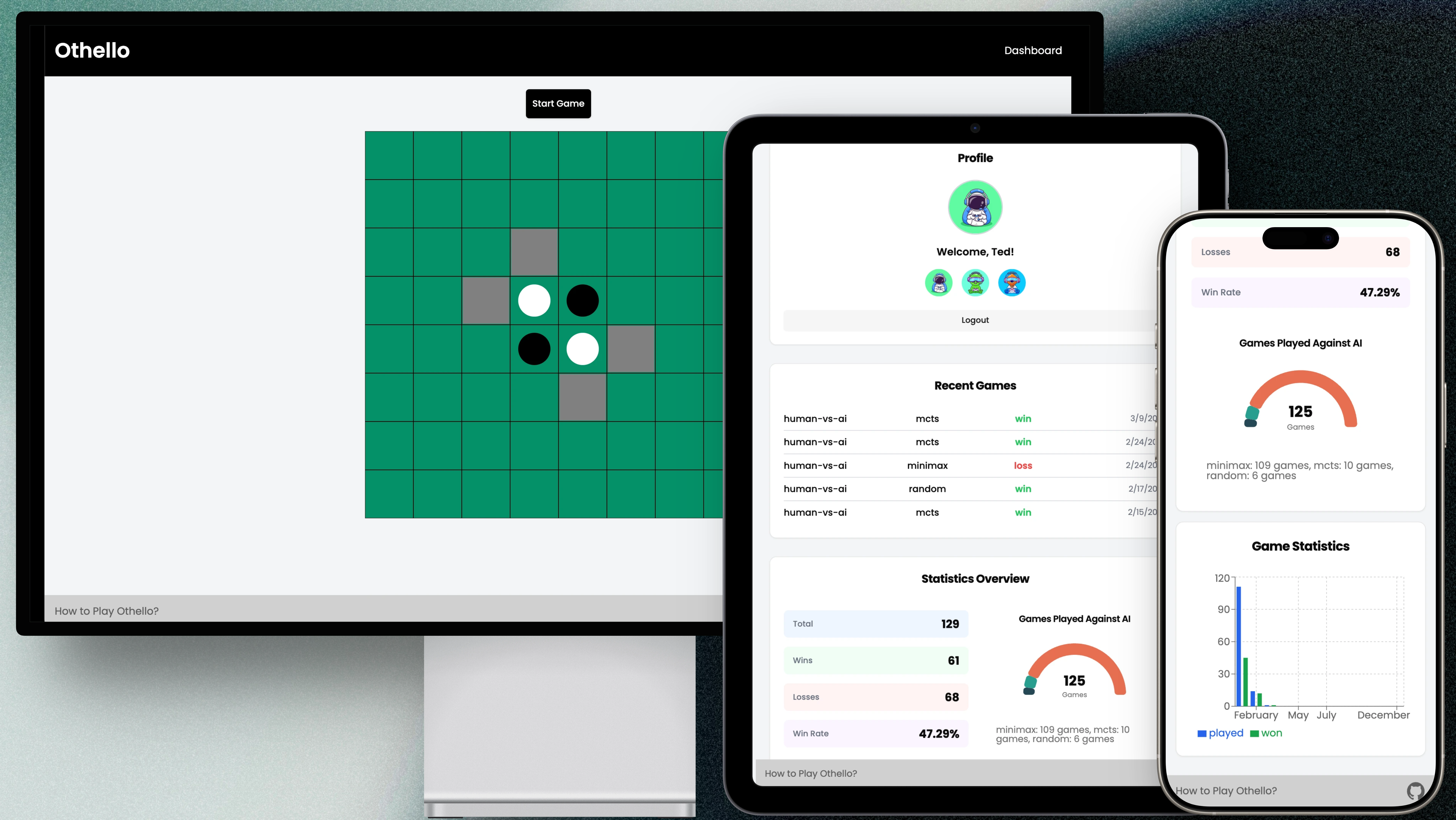 Othello AI screenshot